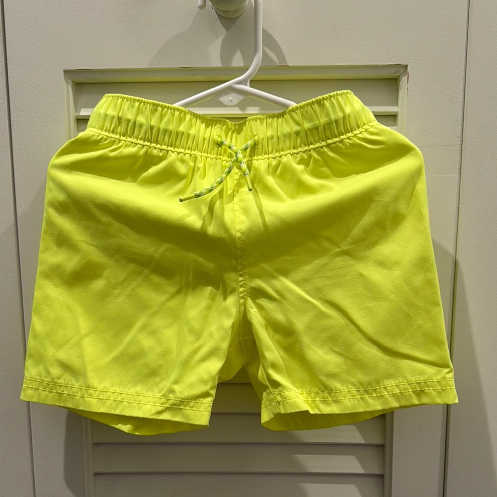 Men's Neon Yellow Swim Shorts